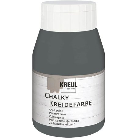 KREUL Peinture craie Chalky, 500 ml, Volcanic Grey