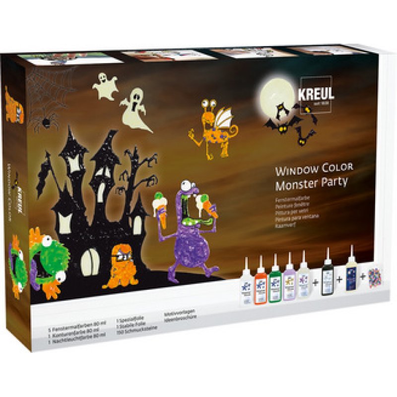 KREUL Window Color "Monster Party", kit