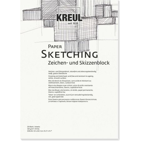 KREUL 69001 writing notebook A3 20 sheets Black, White