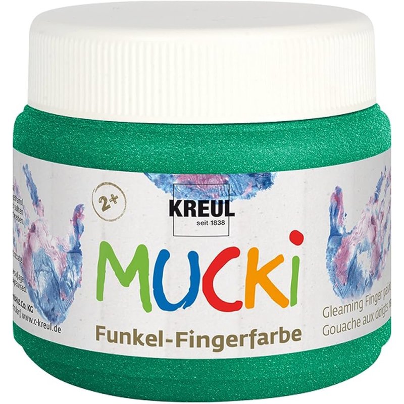 KREUL 23121 washable finger paint Green