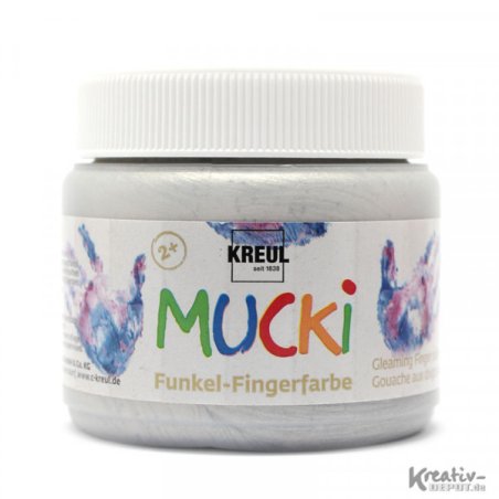 KREUL 23124 washable finger paint Silver