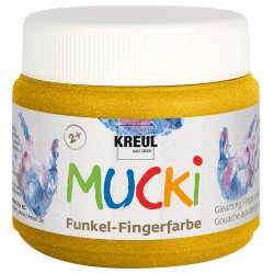 KREUL Peinture à doigts scintillante "MUCKI", lingot d'or