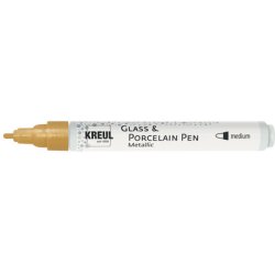 KREUL Glass & Porcelain Pen Metallic, or