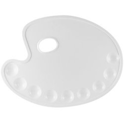 KREUL Palette de peinture SOLO Goya, plastique, ovale, blanc