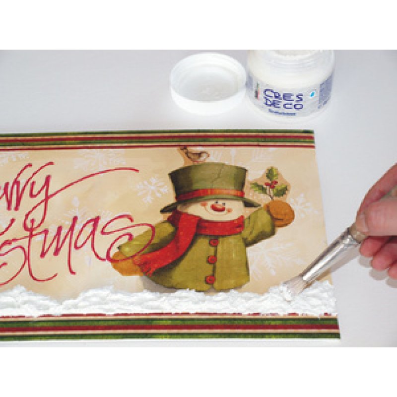 KREUL Pâte à relief "neige" Cres Deco, 150 ml