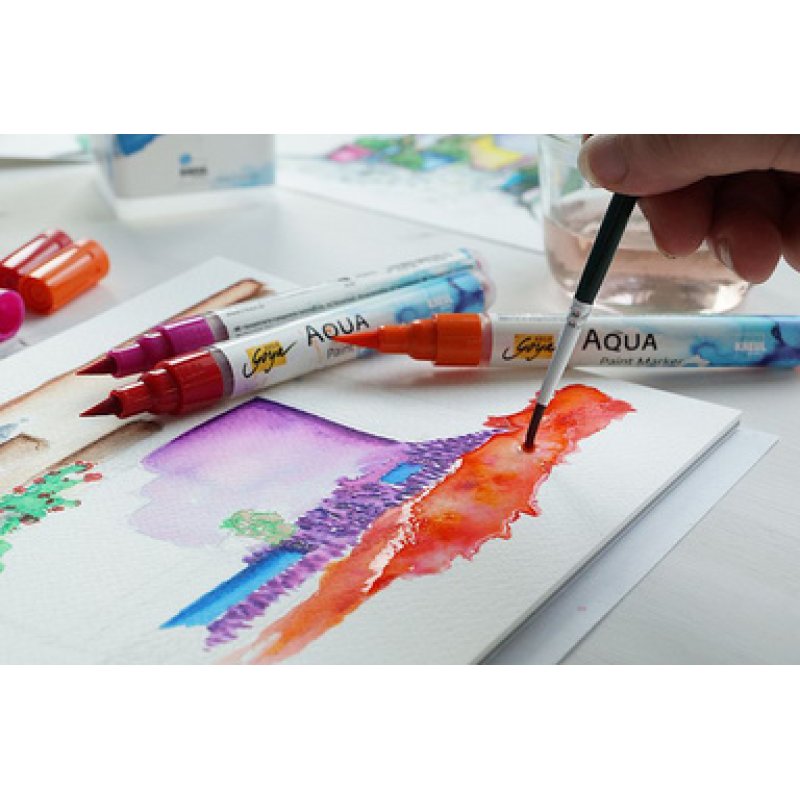 KREUL Stylo pinceau Aqua Paint SOLO Goya, Powerpack XXL