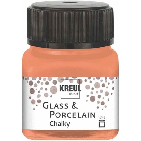 KREUL Peinture pour verre et porcelaine Chalky, Terracotta