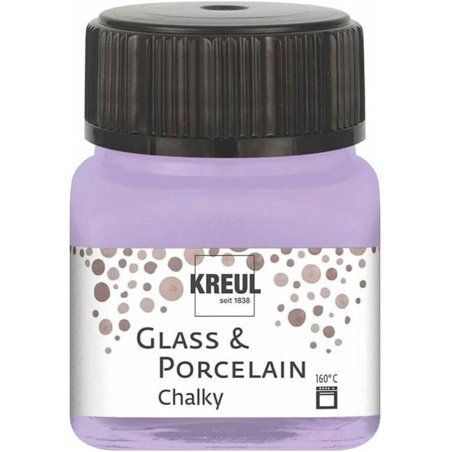 KREUL Peinture pour verre et porcelaine Chalky, Lavender