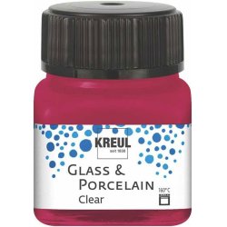 KREUL Peinture pour verre et porcelaine Clear, rouge vin