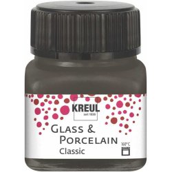 KREUL Peinture pour verre et porcelaine Classic,marron foncé
