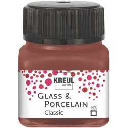 KREUL Peinture pour verre et porcelaine Classic, cognac
