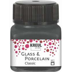 KREUL Peinture pour verre et porcelaine Classic, gris