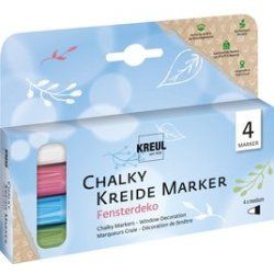 KREUL 22709 marqueur 4 pièce(s) Bleu, Vert, Rouge, Blanc