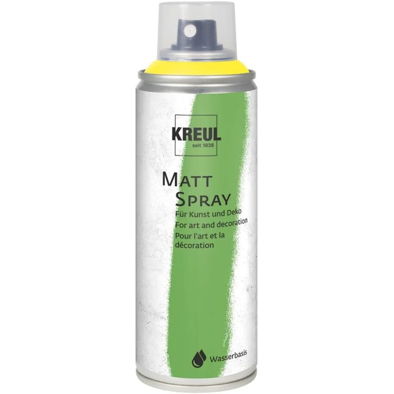KREUL Peinture aéorosol MATT SPRAY, jaune, 200 ml