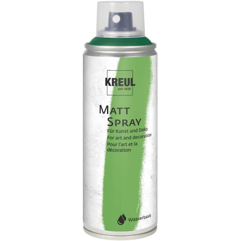 KREUL Peinture aéorosol MATT SPRAY, vert, 200 ml