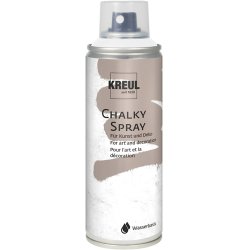 KREUL Peinture aéorosol CHALKY SPRAY, Snow White, 200 ml