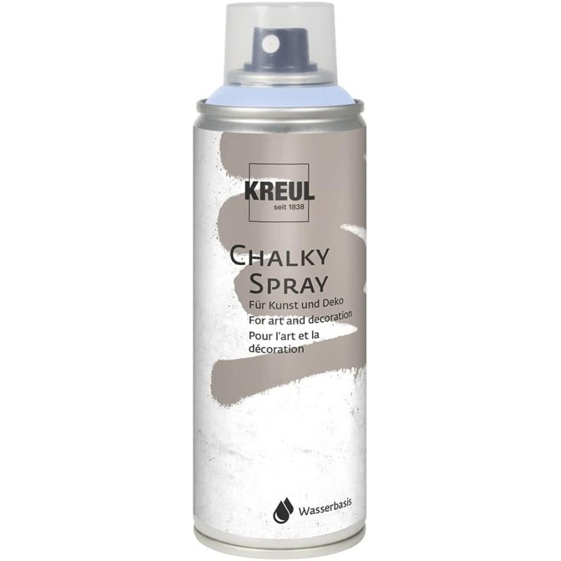 KREUL Peinture aéorosol CHALKY SPRAY, Vintage Blue, 200 ml
