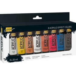 KREUL Peinture acrylique SOLO Goya Acrylic, 20 ml, set de 8