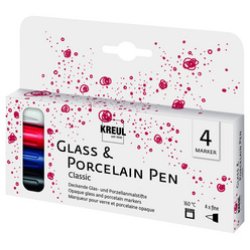 KREUL Marqueur pour porcelaine "Glass & Porcelain Pen"