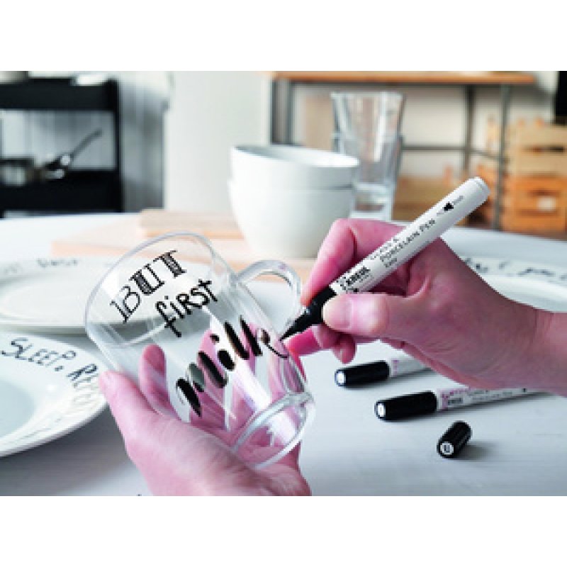 KREUL Glass & Porcelain Pen Easy, noir