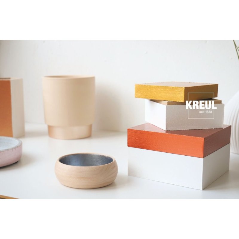 KREUL Peinture acrylique métallique, kit Glamour Living