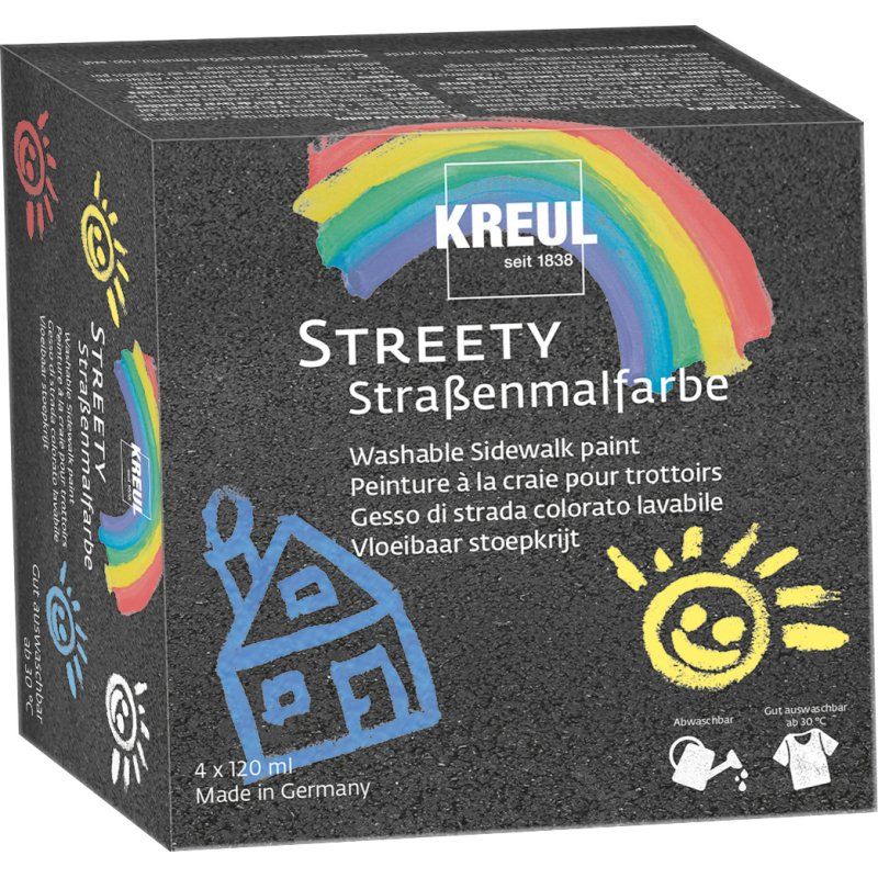 KREUL Peinture à la craie pour trottoir STREETY, 120 ml