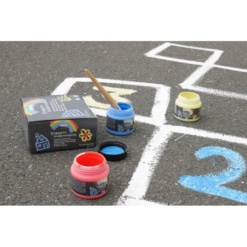 KREUL Peinture à la craie pour trottoir STREETY, 120 ml