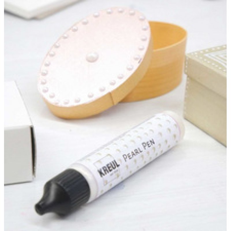 folia Marqueur effet perles Pearl Pen, 29 ml, argent