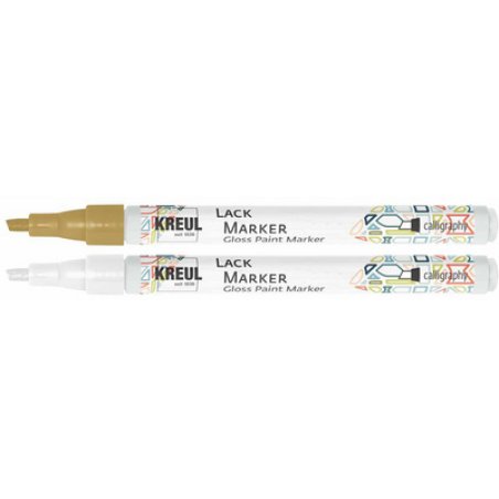 KREUL Lackmarker "Gloss Paint Marker", calligraphy, blanc