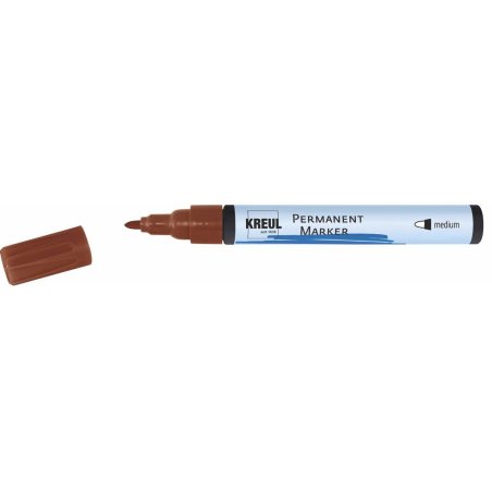 KREUL 47618 permanent marker Bullet tip Brown 6 pc(s)