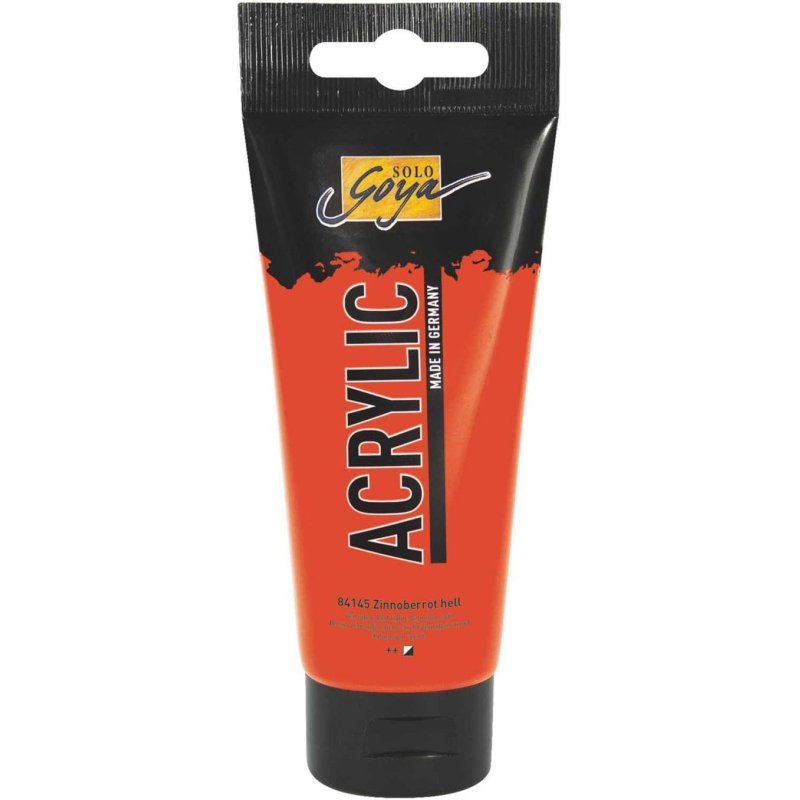 KREUL Solo Goya Acrylic peinture acrylique 100 ml Rouge Tube