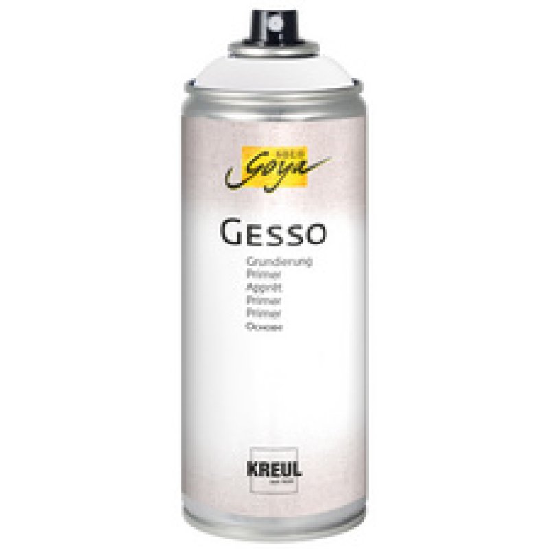 KREUL Apprêt acrylique SOLO Goya Gesso, blanc, spray 400 ml
