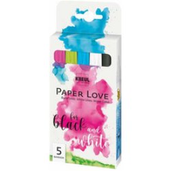 KREUL Set de marqueurs "PaperLove", 5 pièces