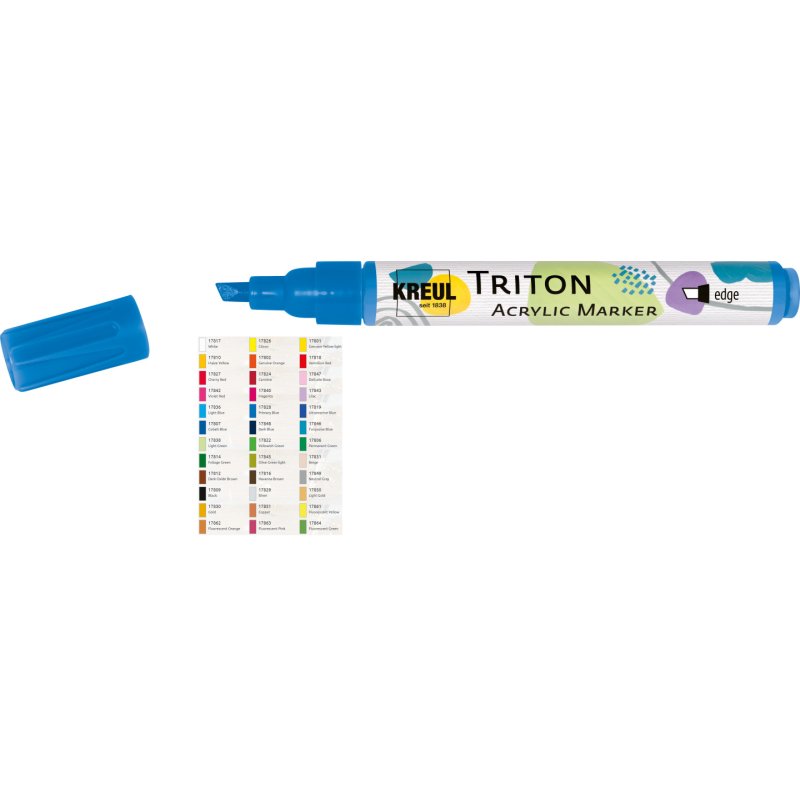 KREUL Triton marker 1 pc(s) Chisel tip Brown