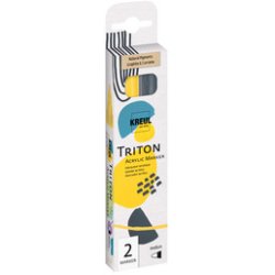 KREUL Marqueur acrylique TRITON Acrylic, set de 2 Natural