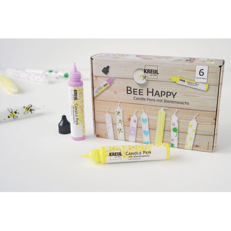 KREUL Candle Pen "Bee Happy", set de 6