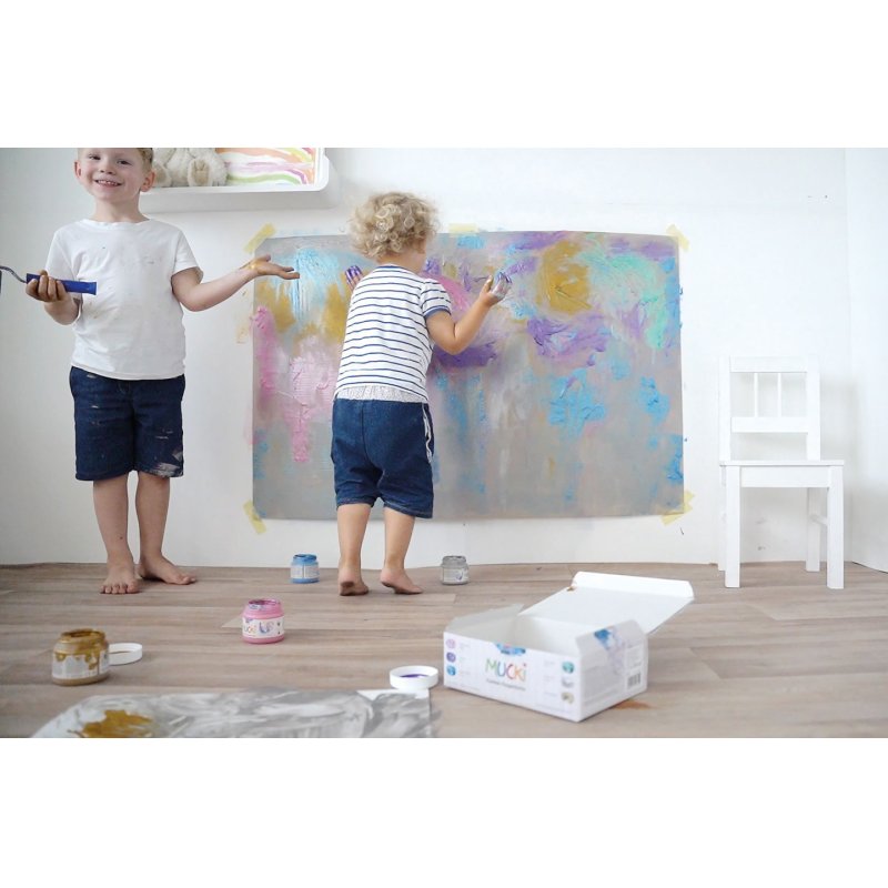 KREUL 2319 peinture lavable Bleu, Or, Vert, Lilas, Rose, Argent