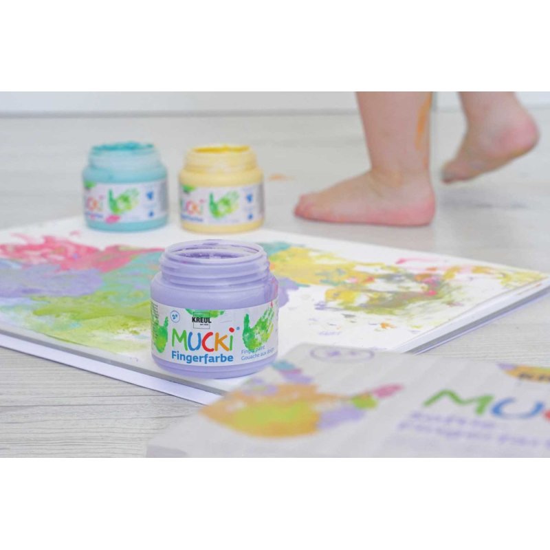 KREUL 2321 peinture lavable Vert, Orange, Rose, Violet, Turquoise, Jaune