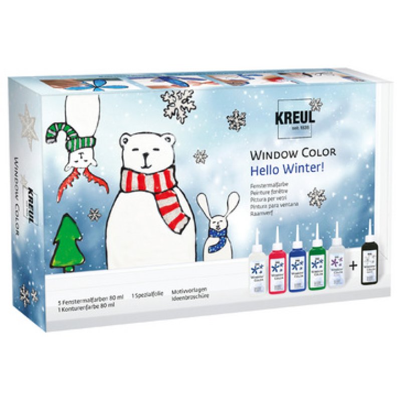 KREUL Window Color "Hello Winter", kit