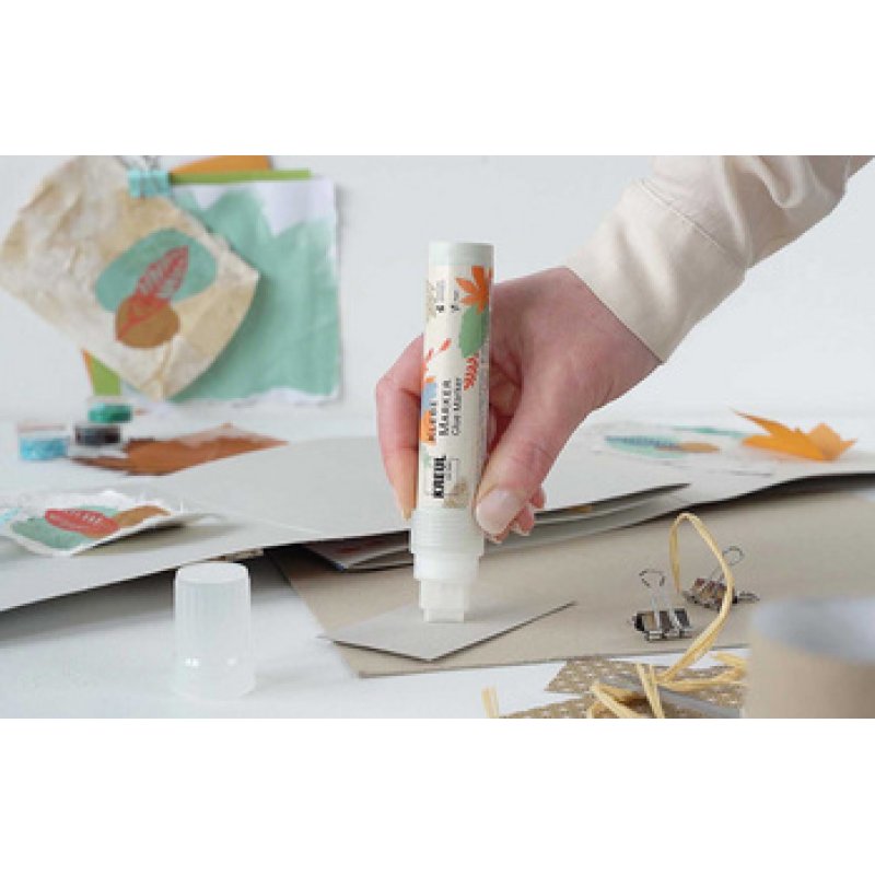 KREUL Marqueur à colle XXL, pointe biseautée, sans solvant