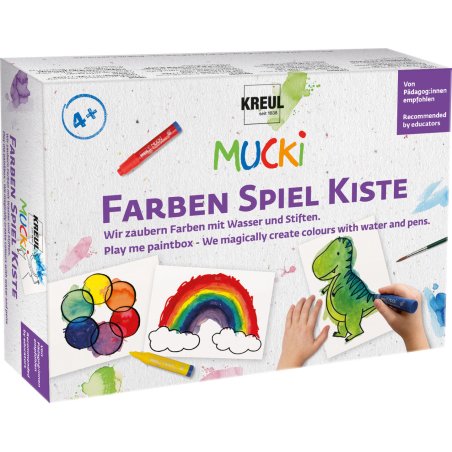 KREUL Feutre aquarelle "MUCKI", set mallette de jeu peinture