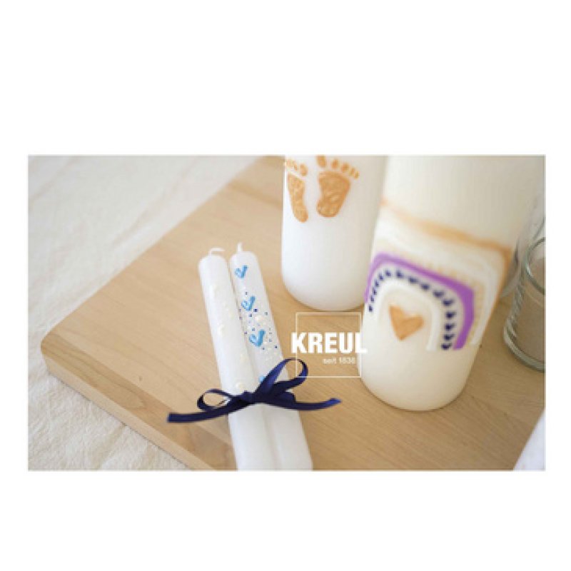 KREUL Candle Pen "Hello Baby", set de 6