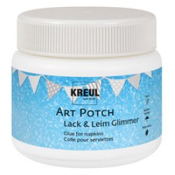 KREUL Vernis et colle pour serviettes ART POTCH, scintillant