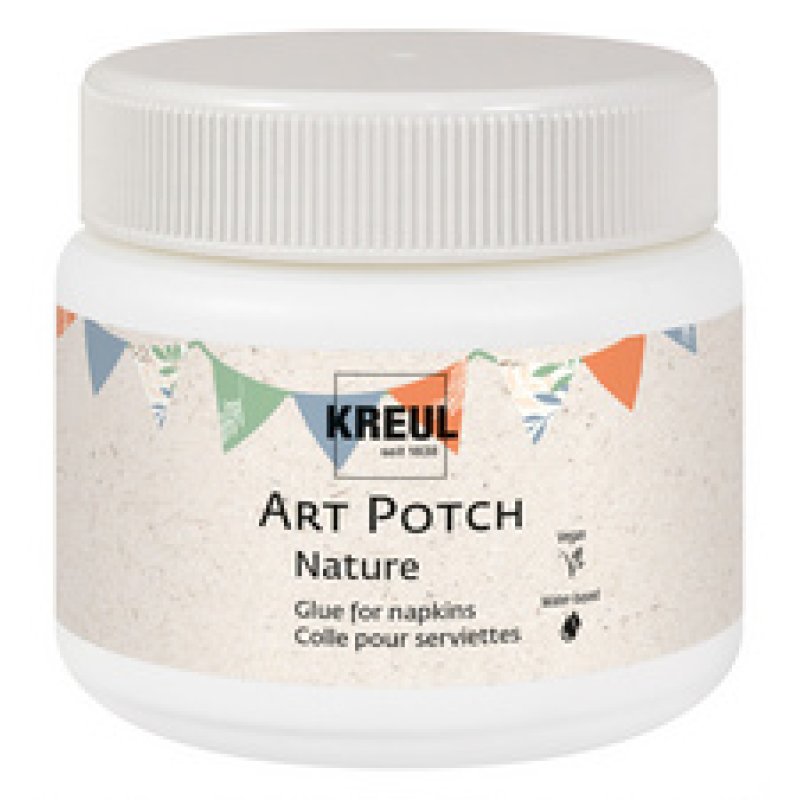 KREUL Colle & vernis pour serviettes ART POTCH Nature 150 ml