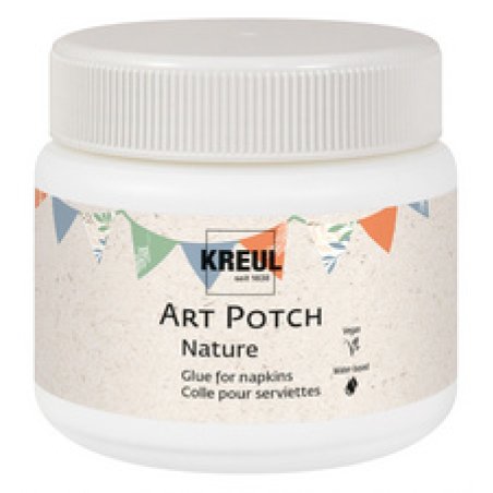 KREUL Colle & vernis pour serviettes ART POTCH Nature 150 ml