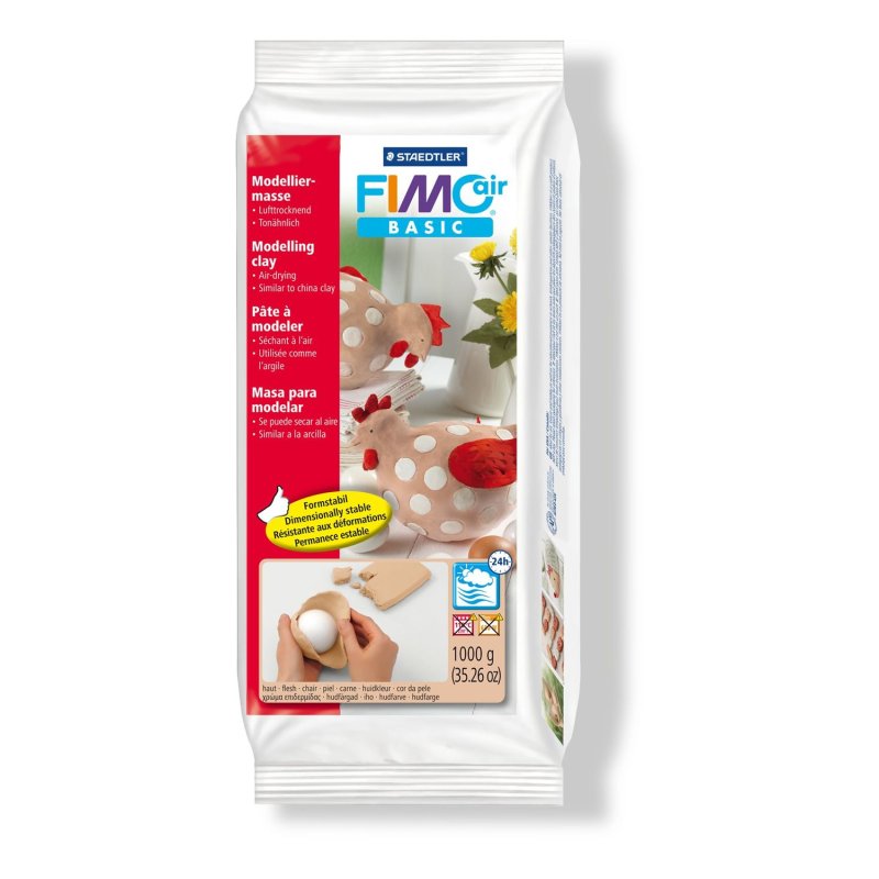 FIMO air Pâte à modeler, sèchage à l'air, couleur peau