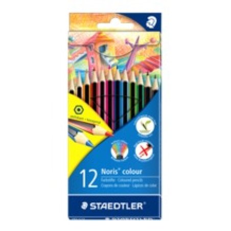 Staedtler Noris colour 185 Black, Blue, Brown, Green, Light Blue, Light Green, Magenta, Orange, Peach, Red, Violet,