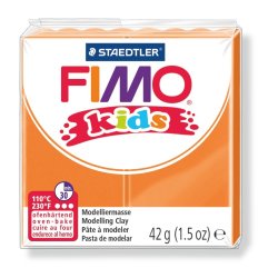 FIMO kids Pâte à modeler, à cuire au four, 42 g, orange