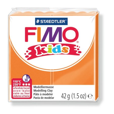 FIMO kids Pâte à modeler, à cuire au four, 42 g, orange