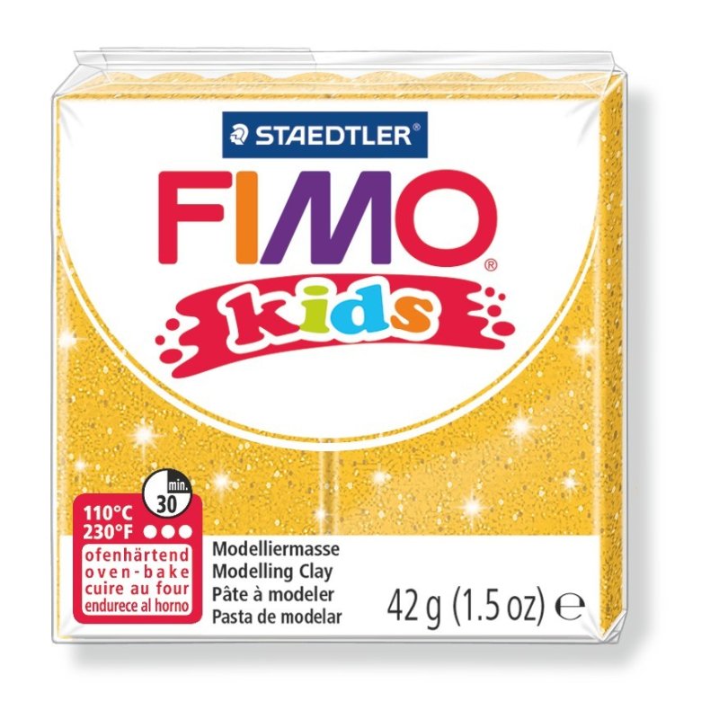 FIMO Pâte à modeler, à cuire, 42 g, or scintillant